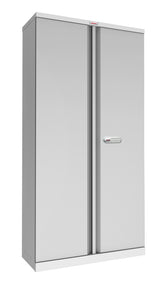 Phoenix SCL Series 2 Door 4 Shelf Steel Storage Cupboard in Grey with Electronic Lock SCL1891GGE DD